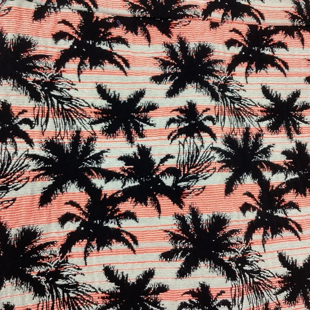 Topshop Tropical Palm Tree Skirt Size 2 - Image 3