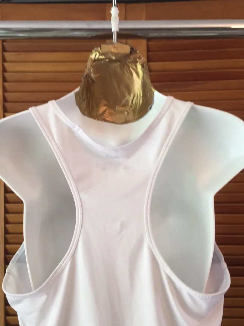 FILA White Racerback Tank Top - Image 7