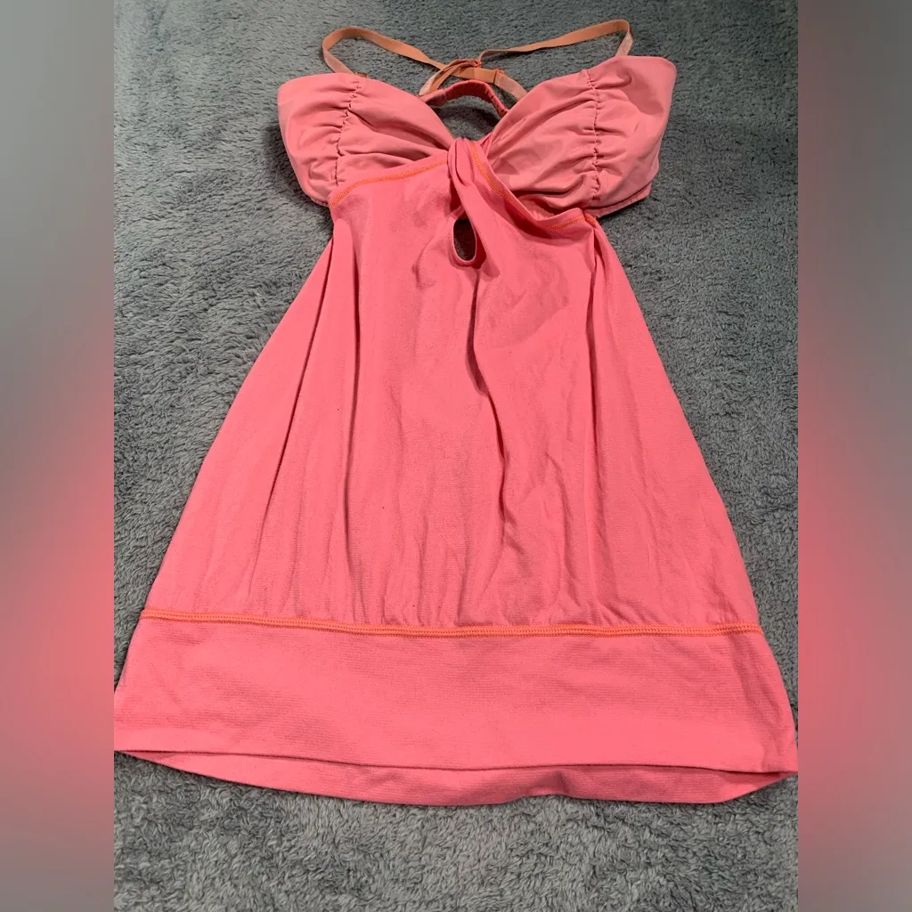 Lululemon pink tank top with built in bra 6 - Image 3