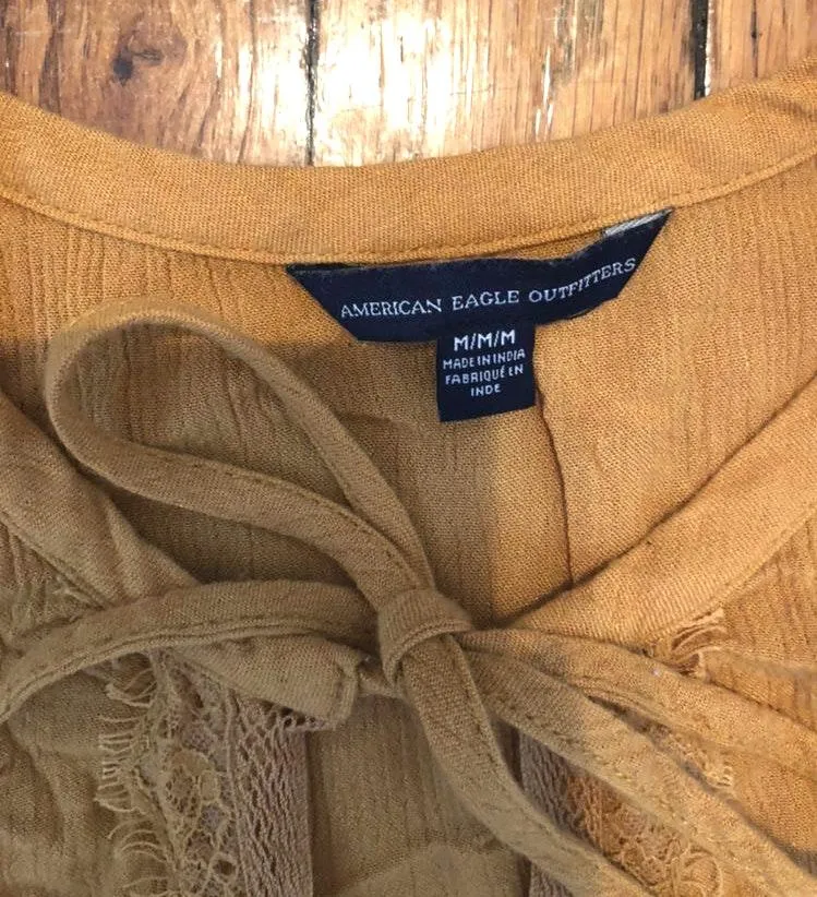 Mustard Yellow Peplum Tank - Image 3