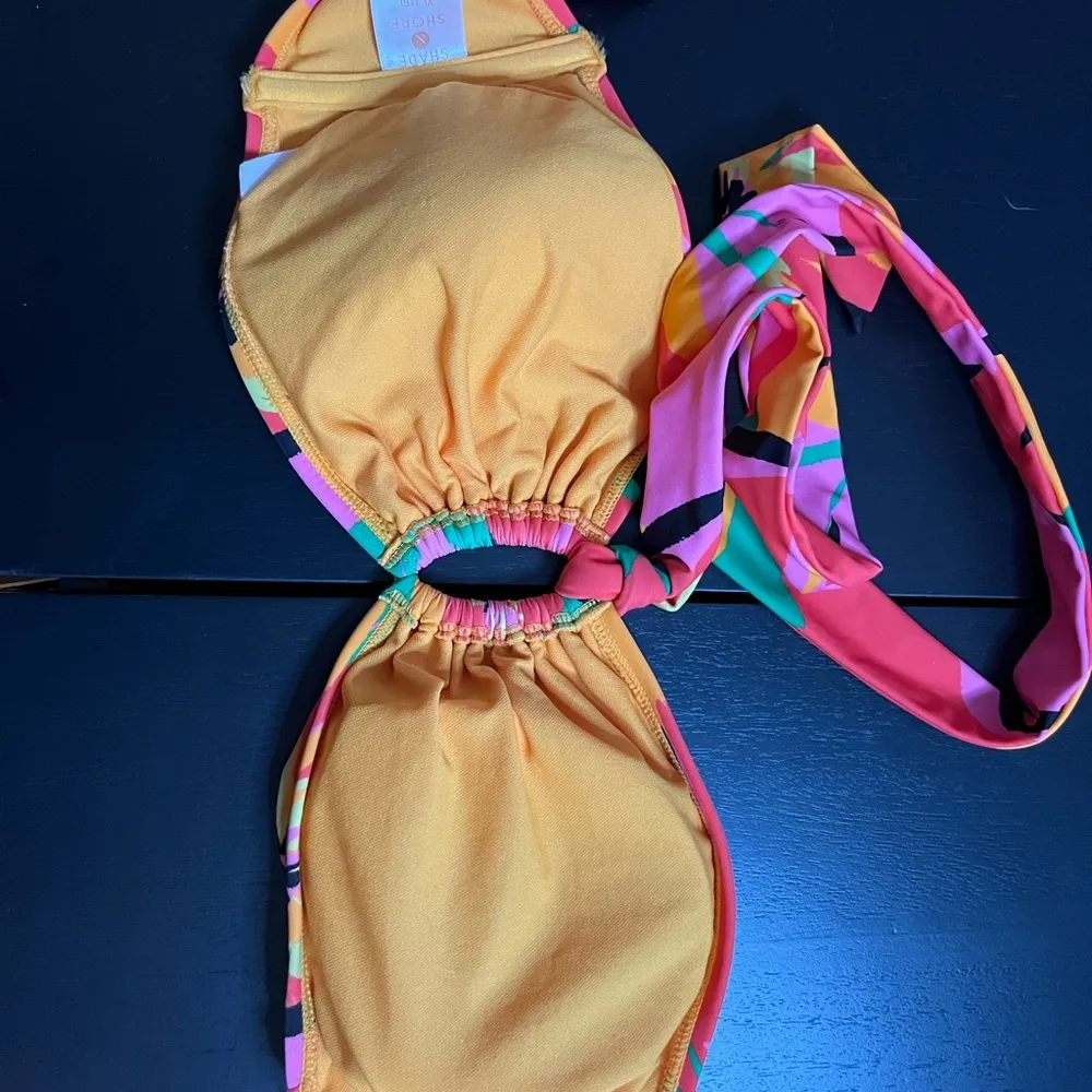 Shade & Shore Yellow Swimsuit Top - Image 2