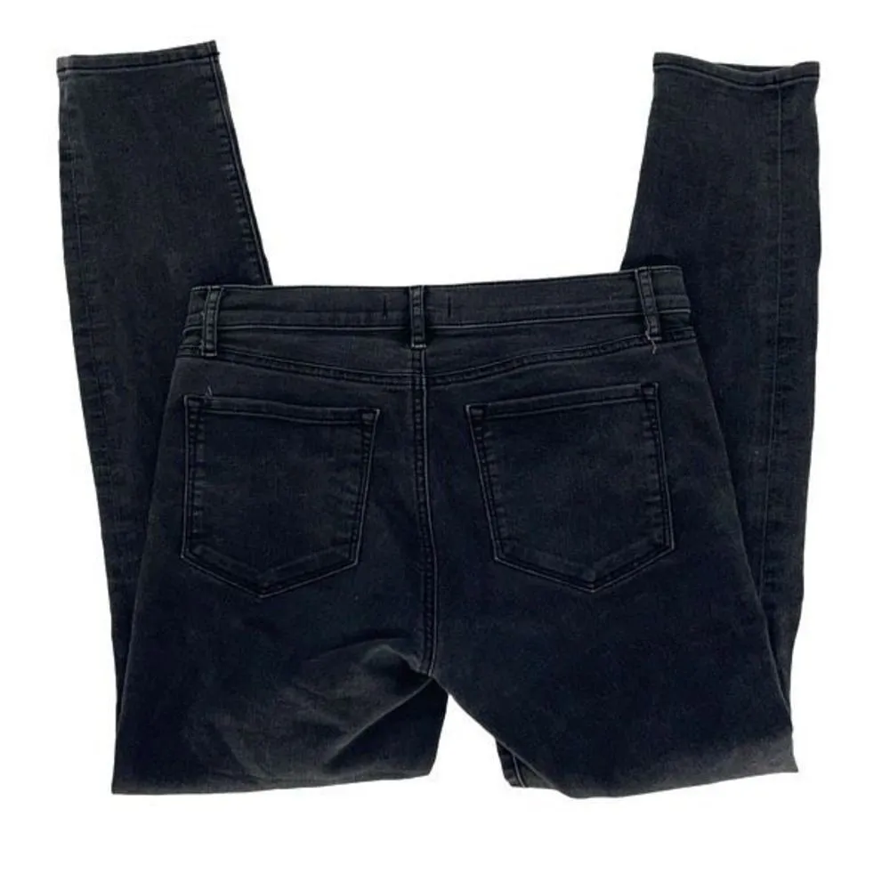 Ann Taylor Loft Women's Cotton Blend Modern Skinny Jeans Black Size‎ 28/6 - Image 3