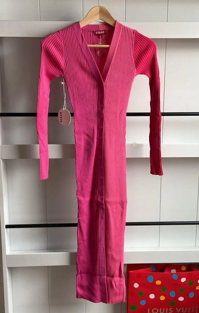 STAUD cardigan knit dress. Xs - Image 5