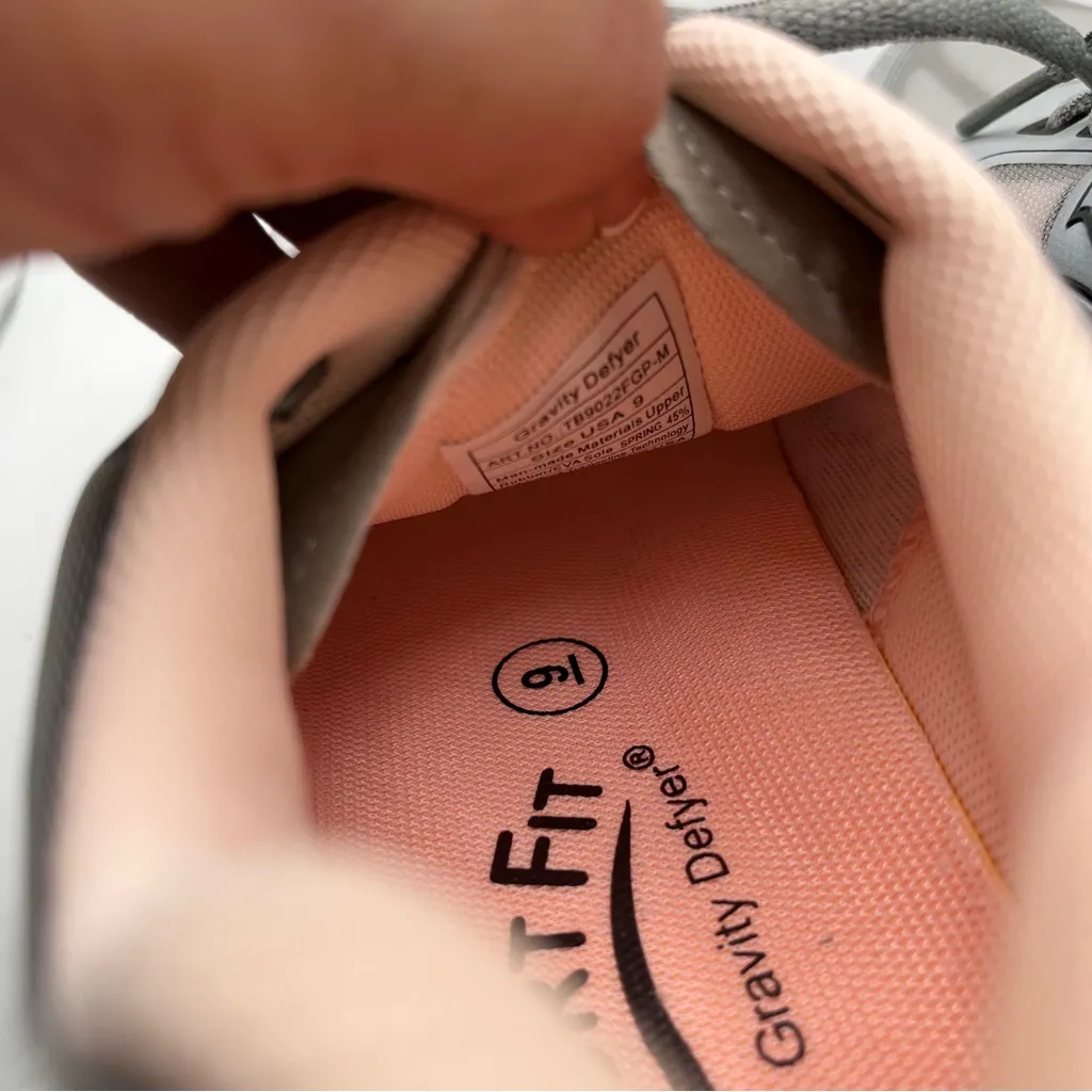 NWN GDEFY Women's Graypink ION extra soles women’s size 9 orthopedic sneakers - Image 10