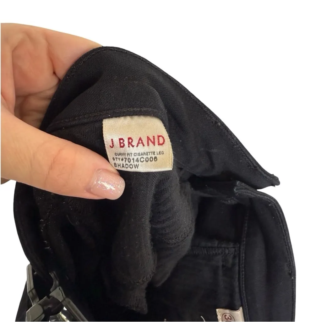 J Brand Cigarette Jeans in Shadow Black Size 30 - Image 7