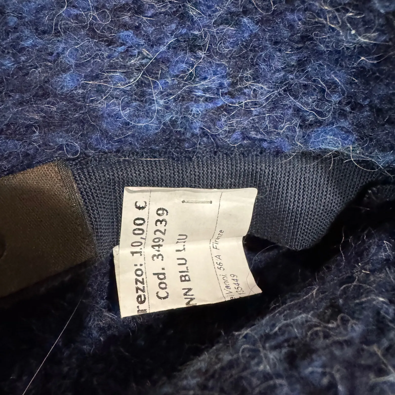 Liu Jo Textured Blue Wool Felted Hat - Image 11