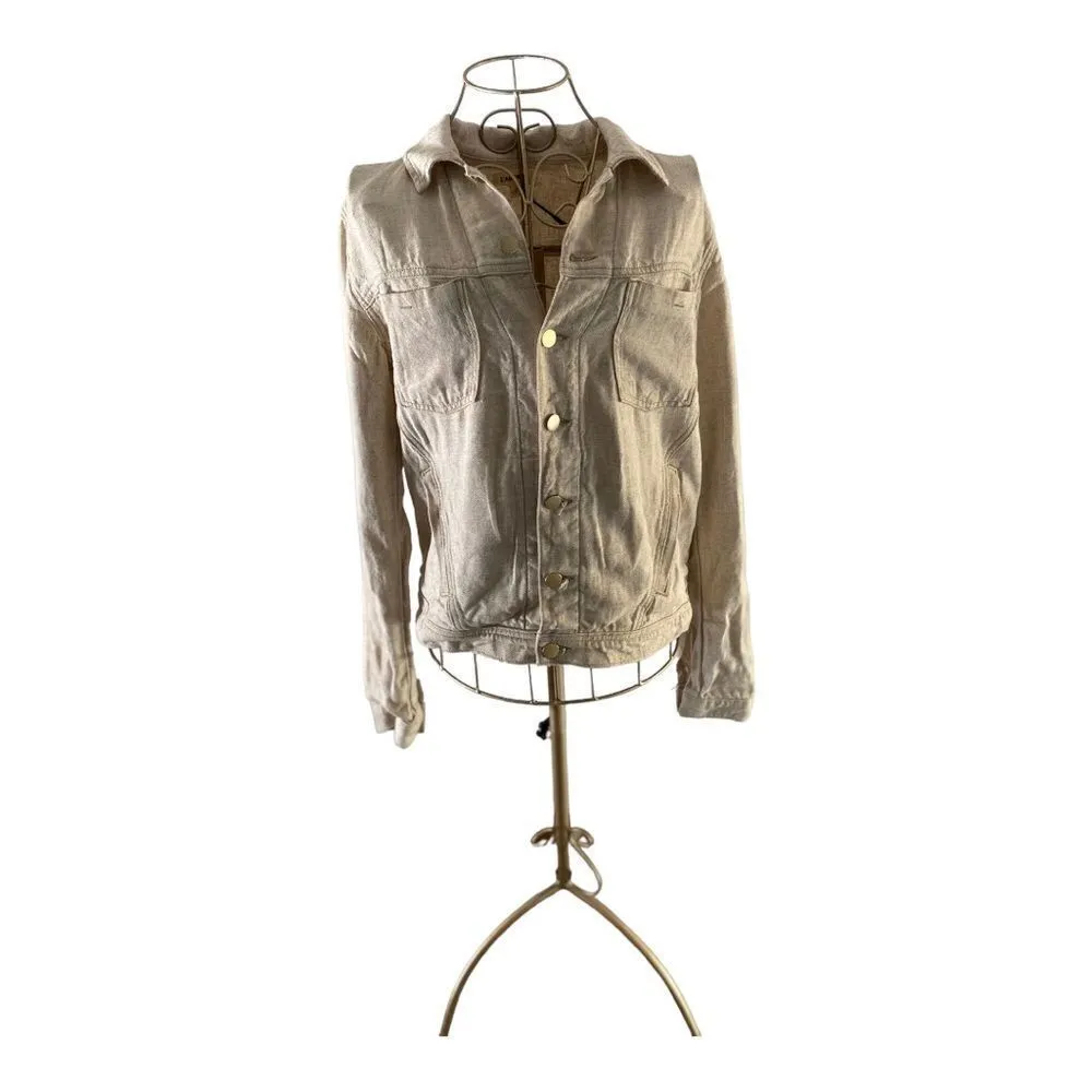 NWT L’Agence Celine sim femme linen jacket S - Image 2