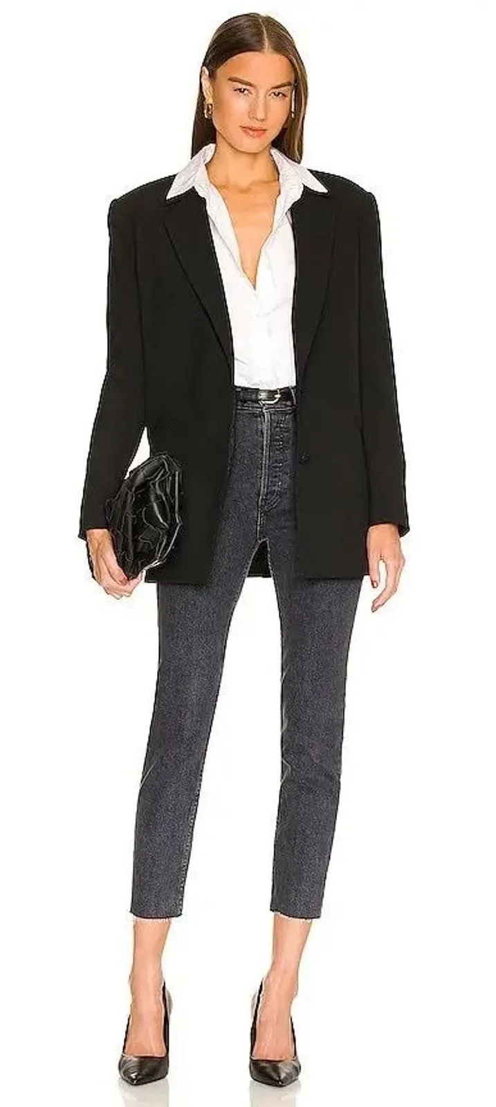 RE/DONE 90s High-Rise Ankle Crop Jeans Size 24 New with Tags - Image 1