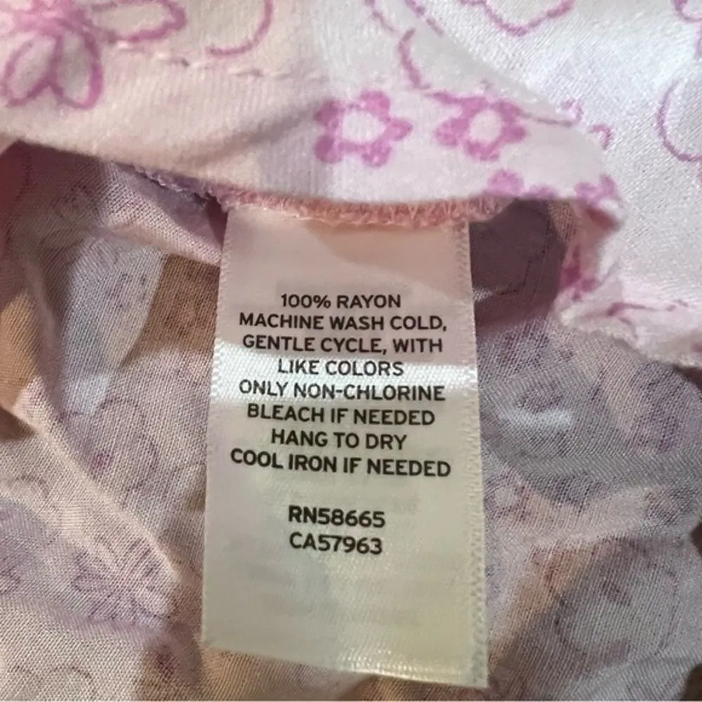 Abound‎ Pink Floral Halter Sundress Casual Summer Dress Sleeveless Size S - Image 3