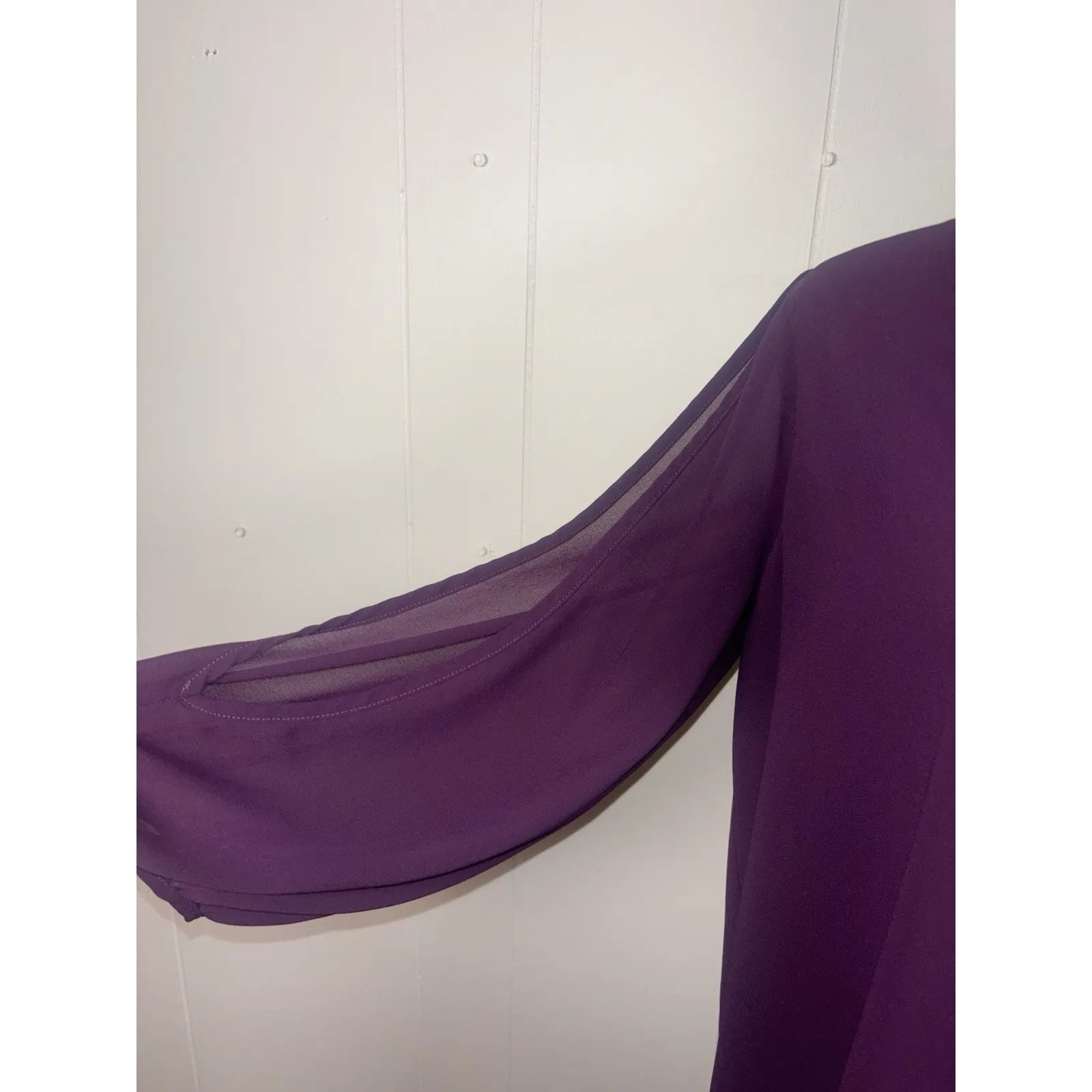 lulus long sleeve knee length dress sheer sleves xl - Image 2