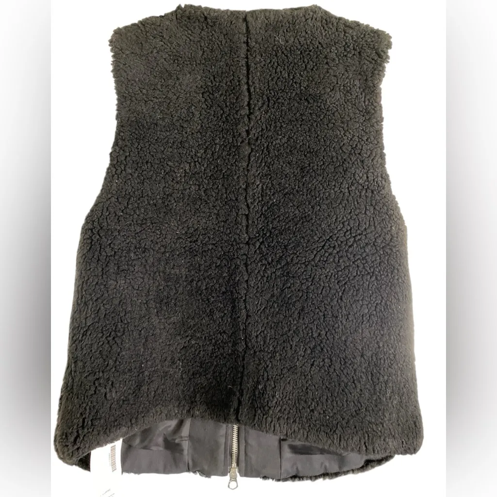 MADEWELL NEW WOMENS SMALL Black
Faux Fur Vest - Image 2