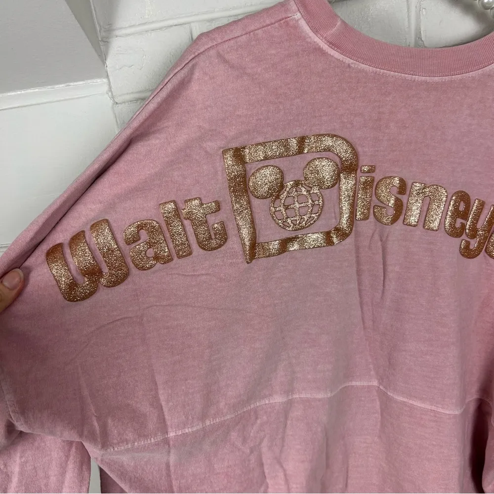 Disney Parks Walt Disney World Briar Rose Gold Glitter Spirit Jersey Size L - Image 11