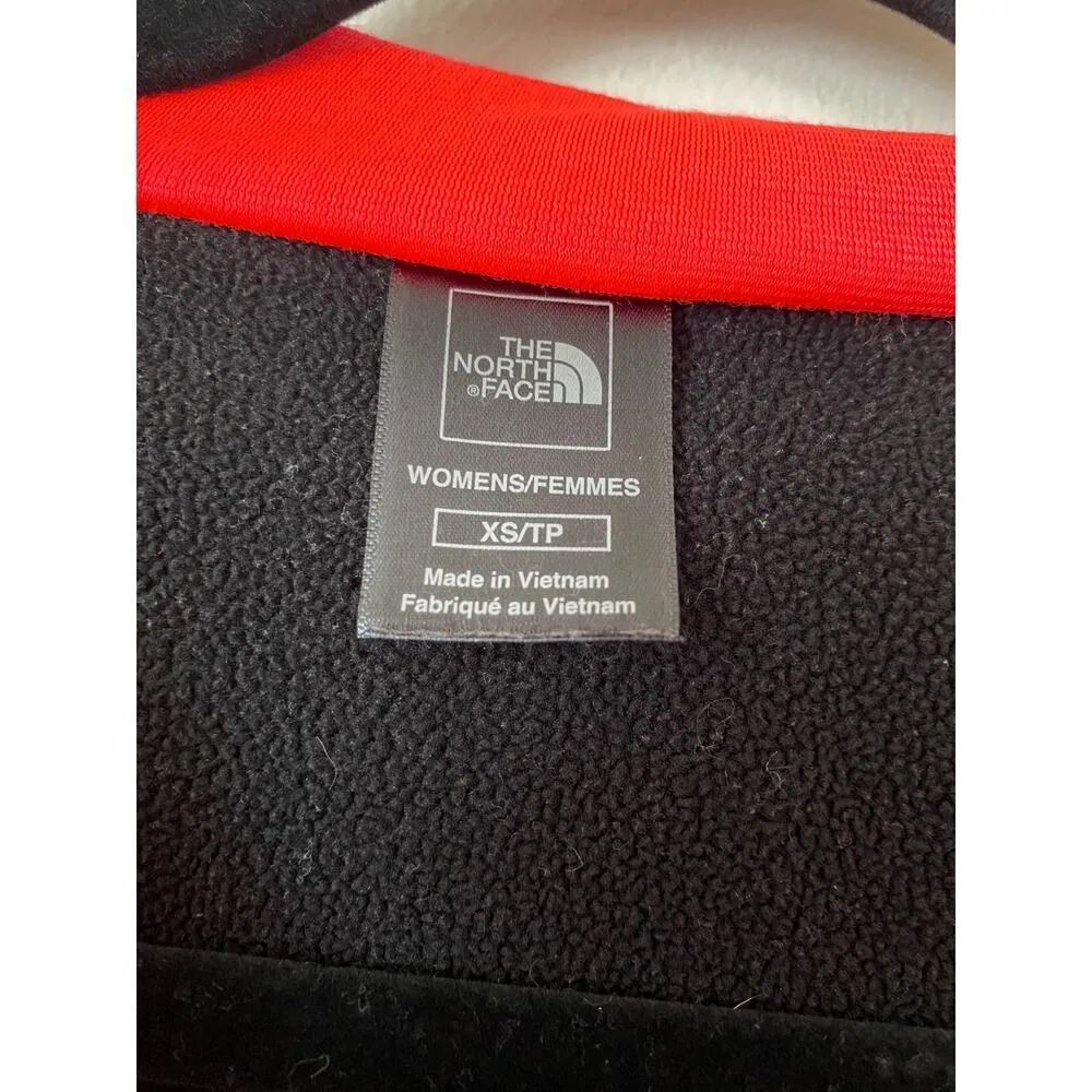 Women's North Face Thatch Jacket Asymmetric Fleece Lined Zip Long Sleeve - XS - Image 6