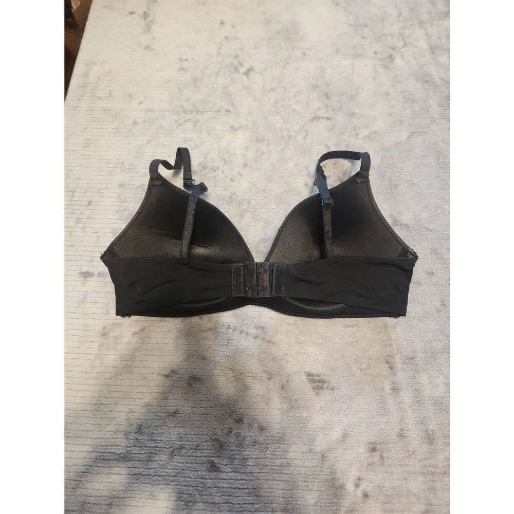 Auden Women's Bra 34B Black The Bliss Padded Wireless Push Up Full Coverage Gray Size undefined - Image 2