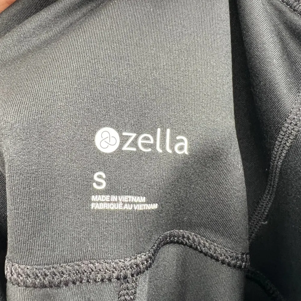 Z by Zella Women's High Waist Optic Crop Leggings in Black Size Small - Image 2