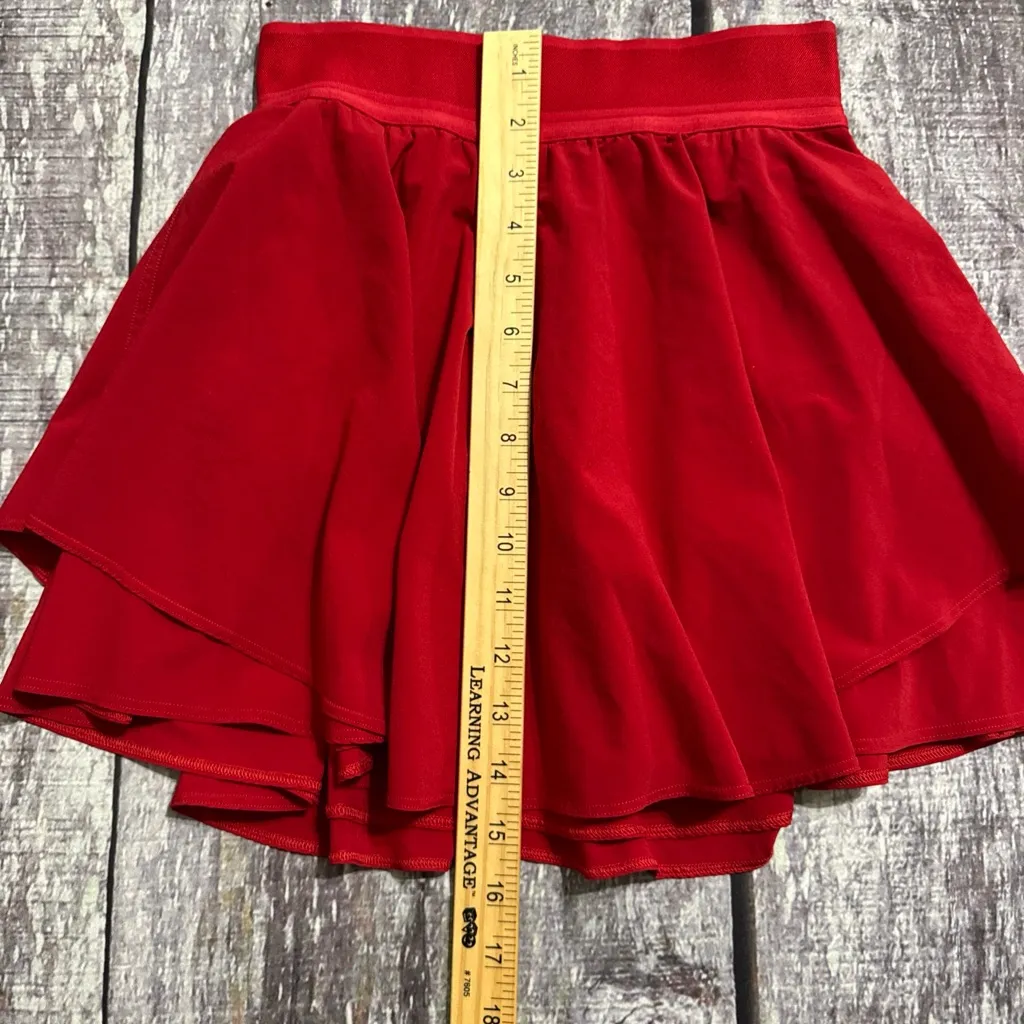 Lululemon Red Court Rival Skirt - Image 7