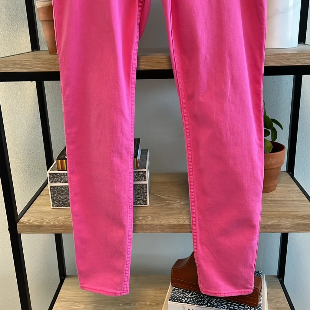 Abercrombie & Fitch Low-Rise Pink Skinny Jeans, 27 / 4 - Image 3