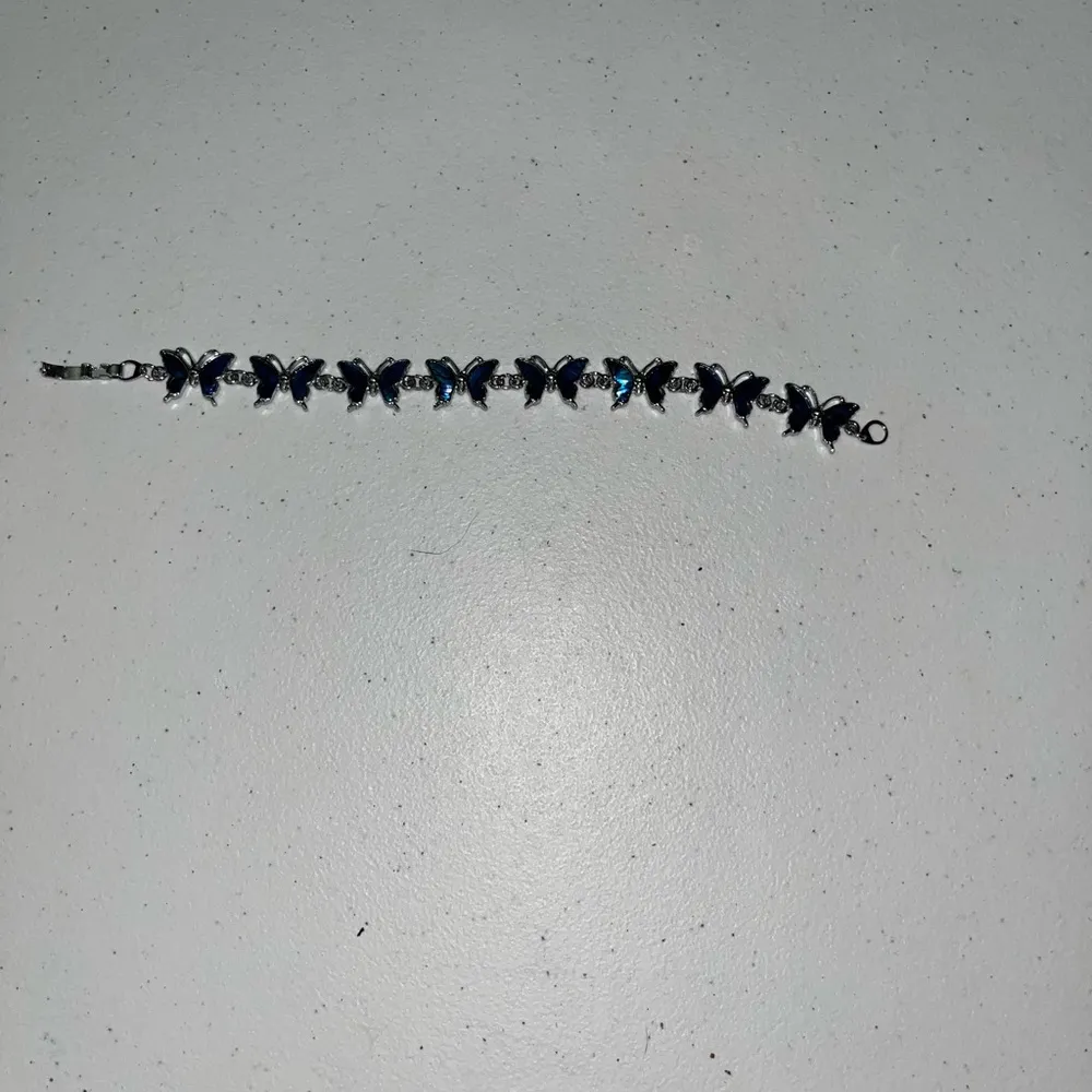 Blue Paua Shell Butterfly Bracelet - Image 3