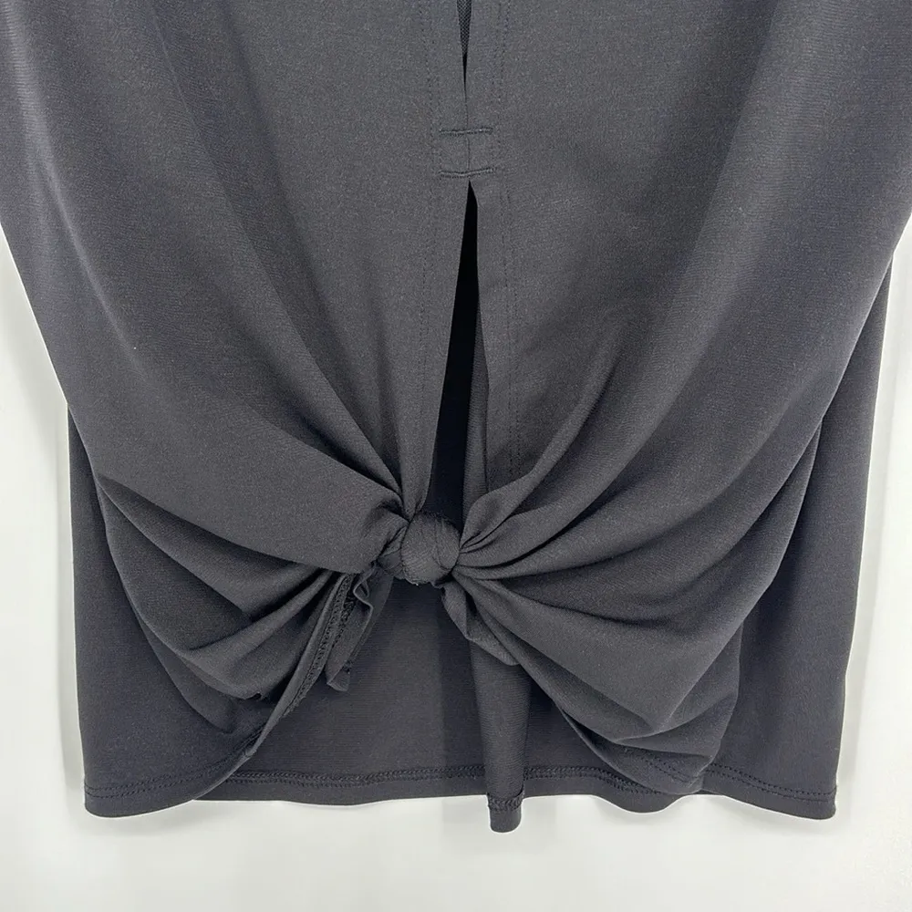 Fabletics Monet Meah V Back Tie Tank Top Women’s Size Medium in Black - Image 6