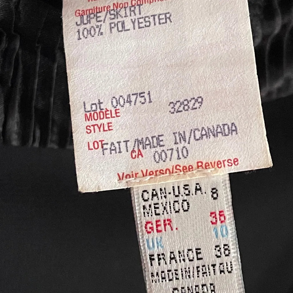 Joseph Ribkoff Vintage Bustier Top Dress Mesh 2-Piece Full Length Skirt Goth 90s - Image 15