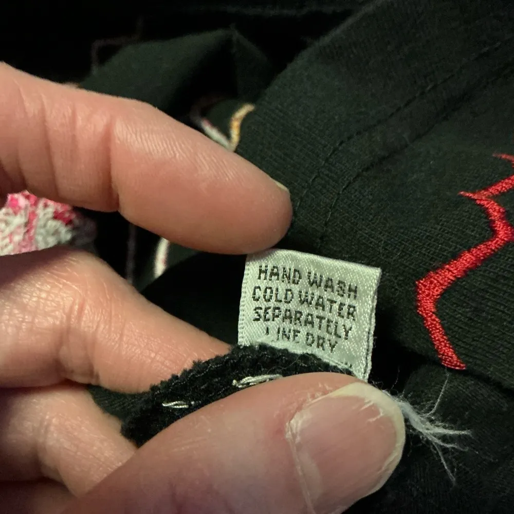 Vtg Y2K Kaktus flamingo n palm tree shirt Black - Image 4