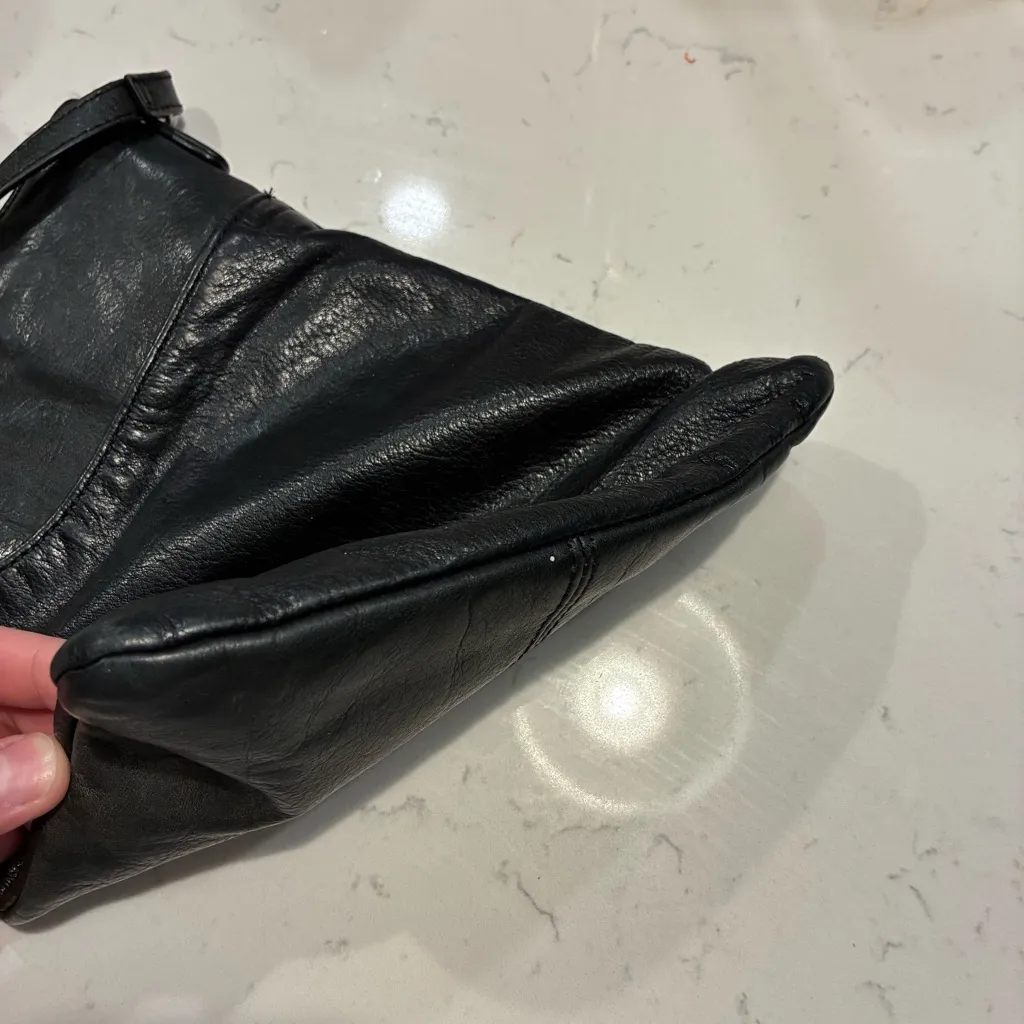 Margot Black Genuine Leather Crossbody Bag - Image 5