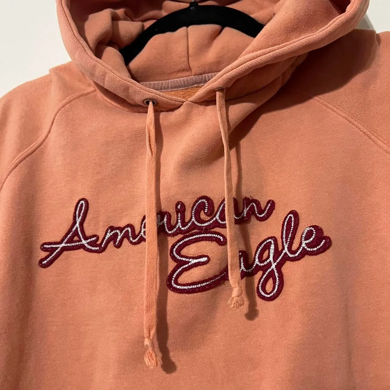 American eagle outfitters Women's Vintage Orange hoodie size medium - Image 3