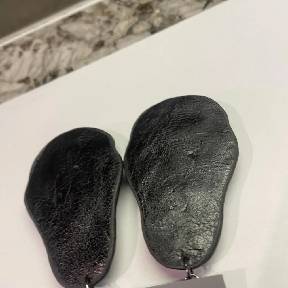 Express Dangle Drop Statement Costume Earrings Pierced $18 Blue / Black - Image 8