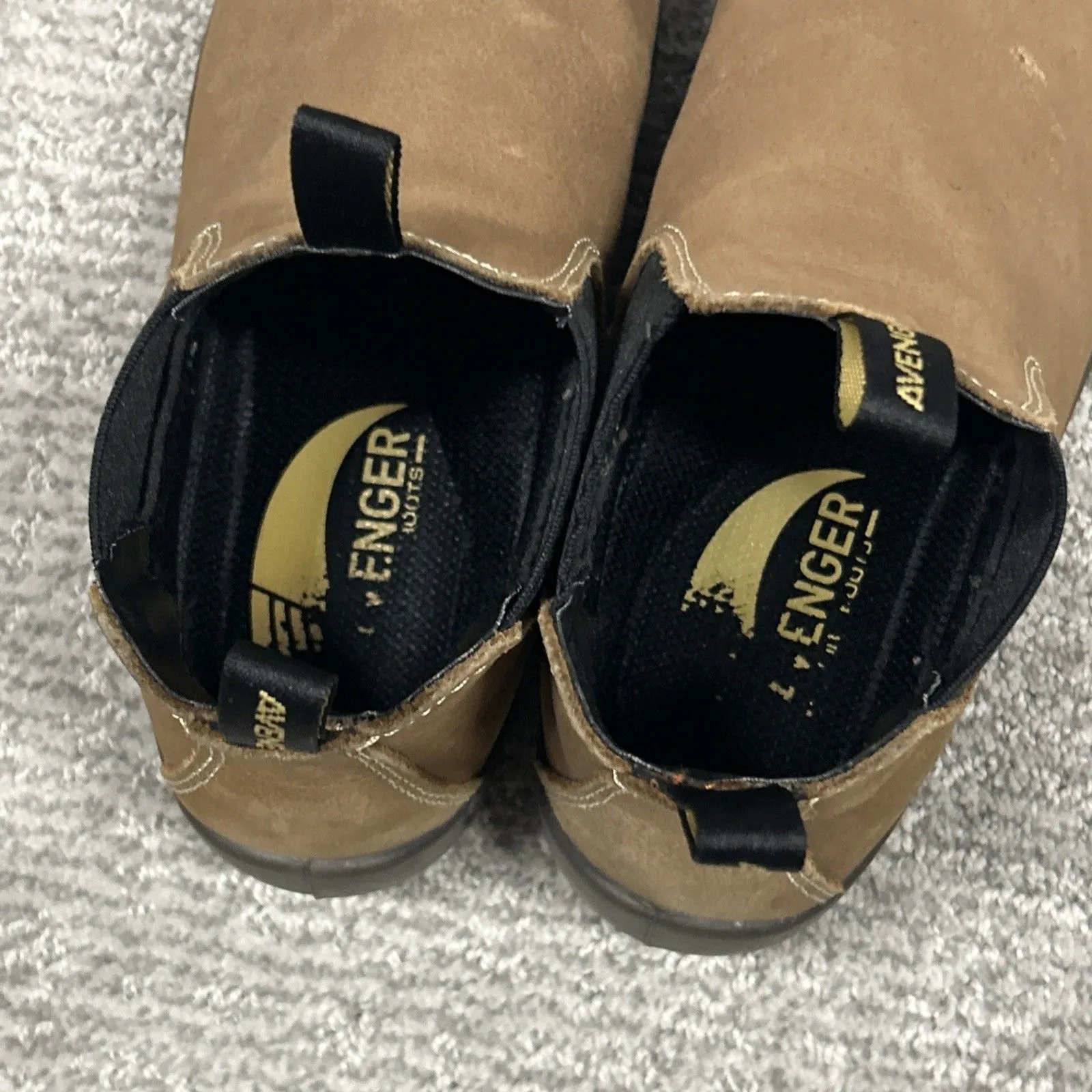 Avenger Foreman Romeo Boots Womens 7 Slip Resistant Composite Toe Brown Leather - Image 6