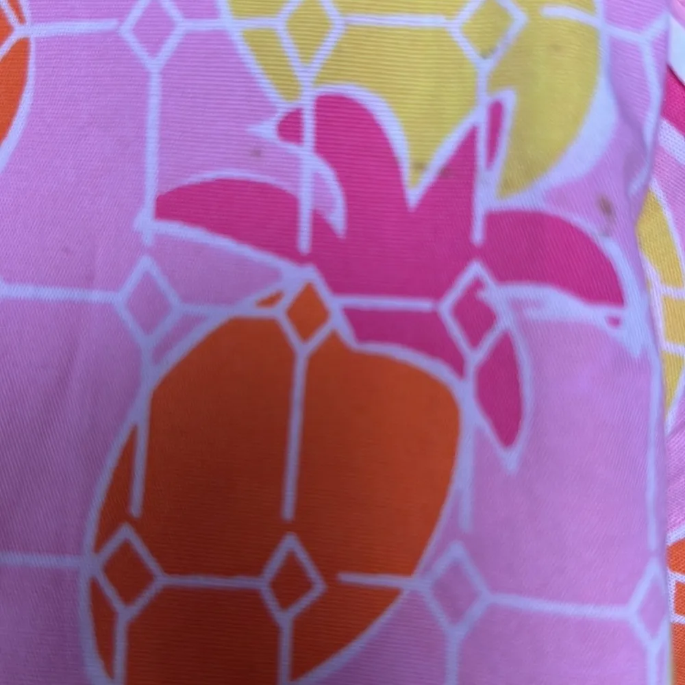 Skirt Skort Pink Spanish Tile Pineapple Pattern Vintage Size 8 - Image 10