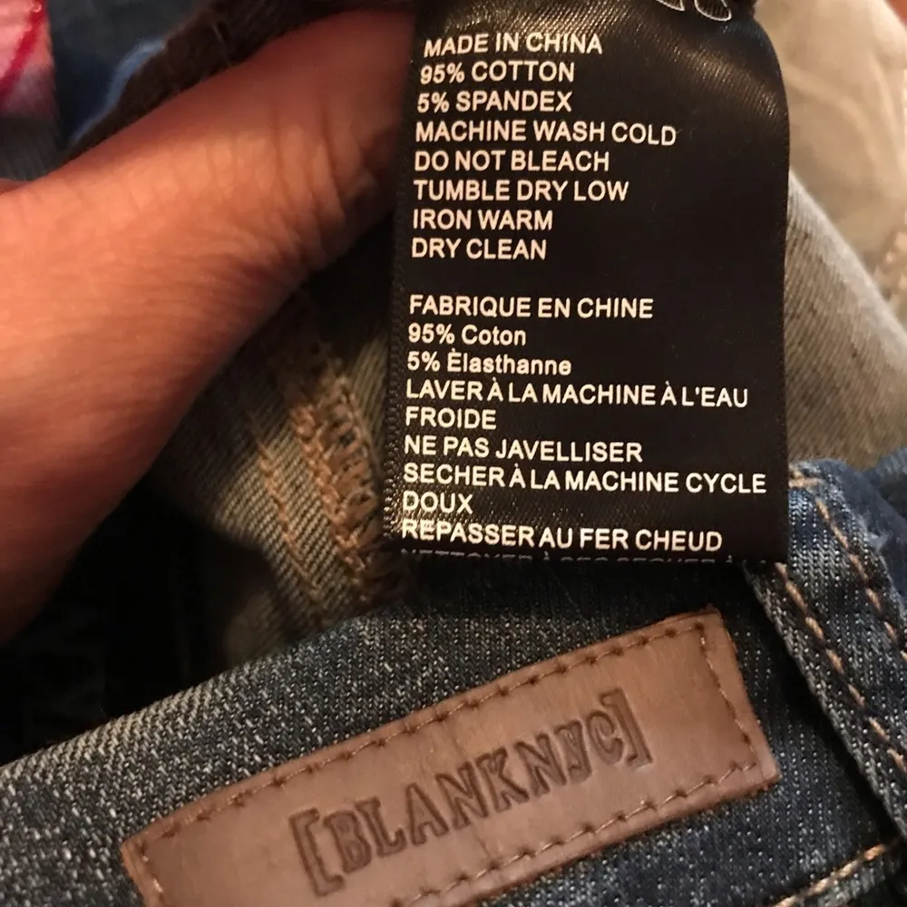 NWT BLANK NYC Denim Joggers Sz25 - Image 4