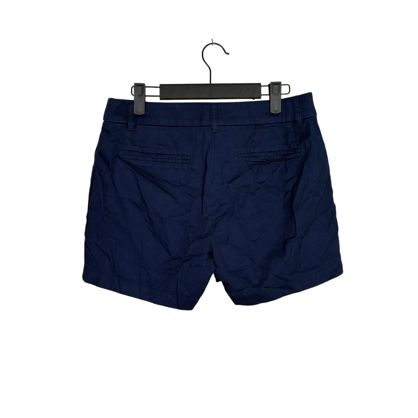 J. Crew Cotton Classic Chino Utility Flat Front Pocket Casual Shorts 4 Navy Blue - Image 15