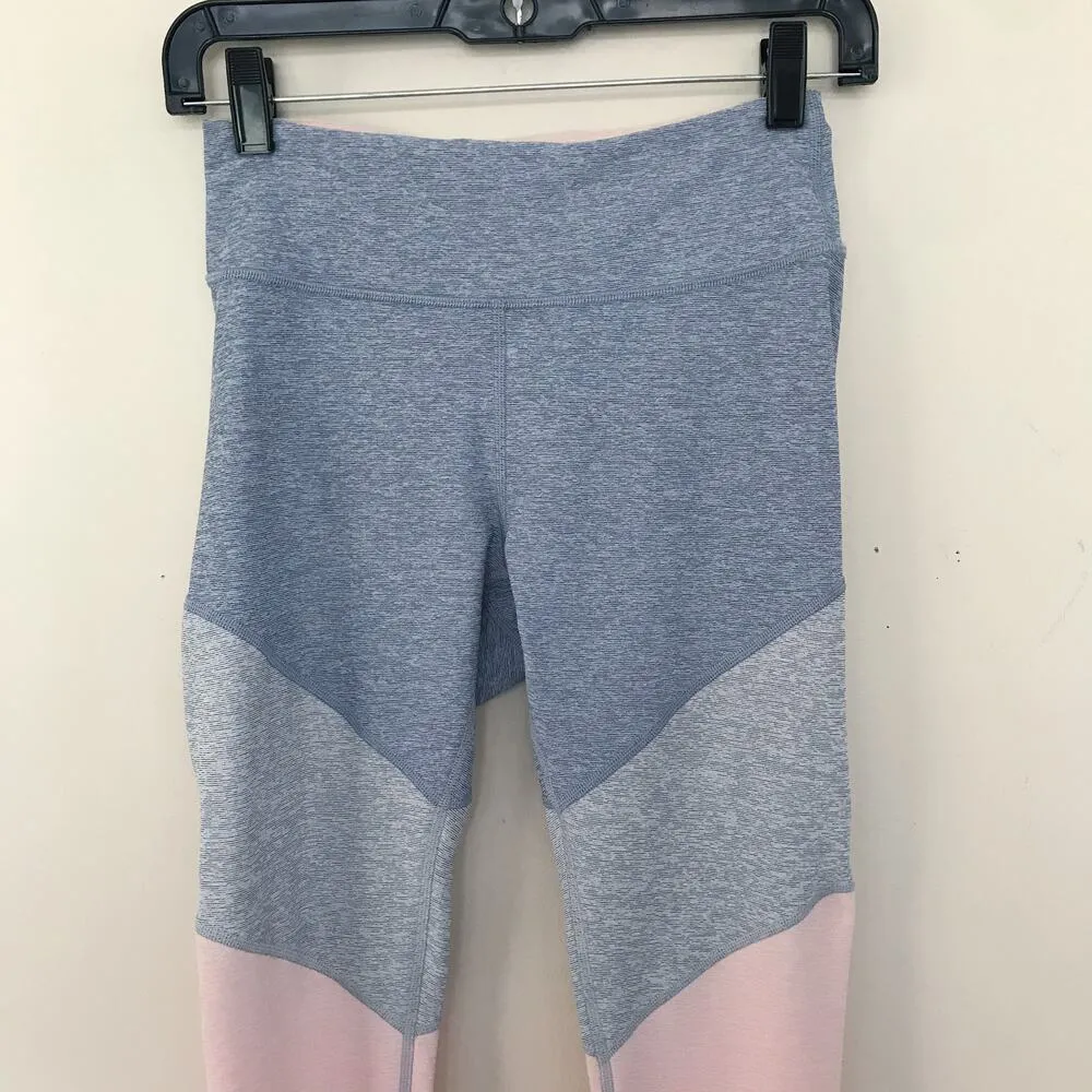 New Outdoor Voices 7/8 Springs Leggings Lake Dove Gray Pink Women's Size S - Image 5
