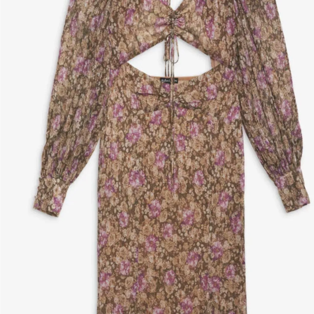 For Love and Lemons maxi dress NWT oversized sheer sleeves - Image 12