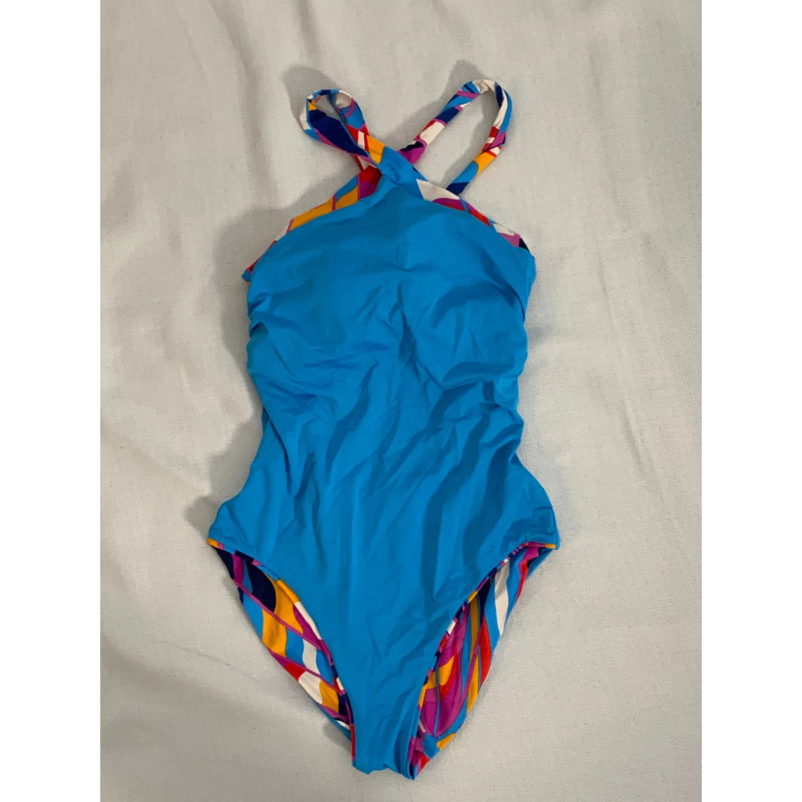 Trina Turk Rio High Neck Reversible One Piece swimsuit size 6 - Image 6