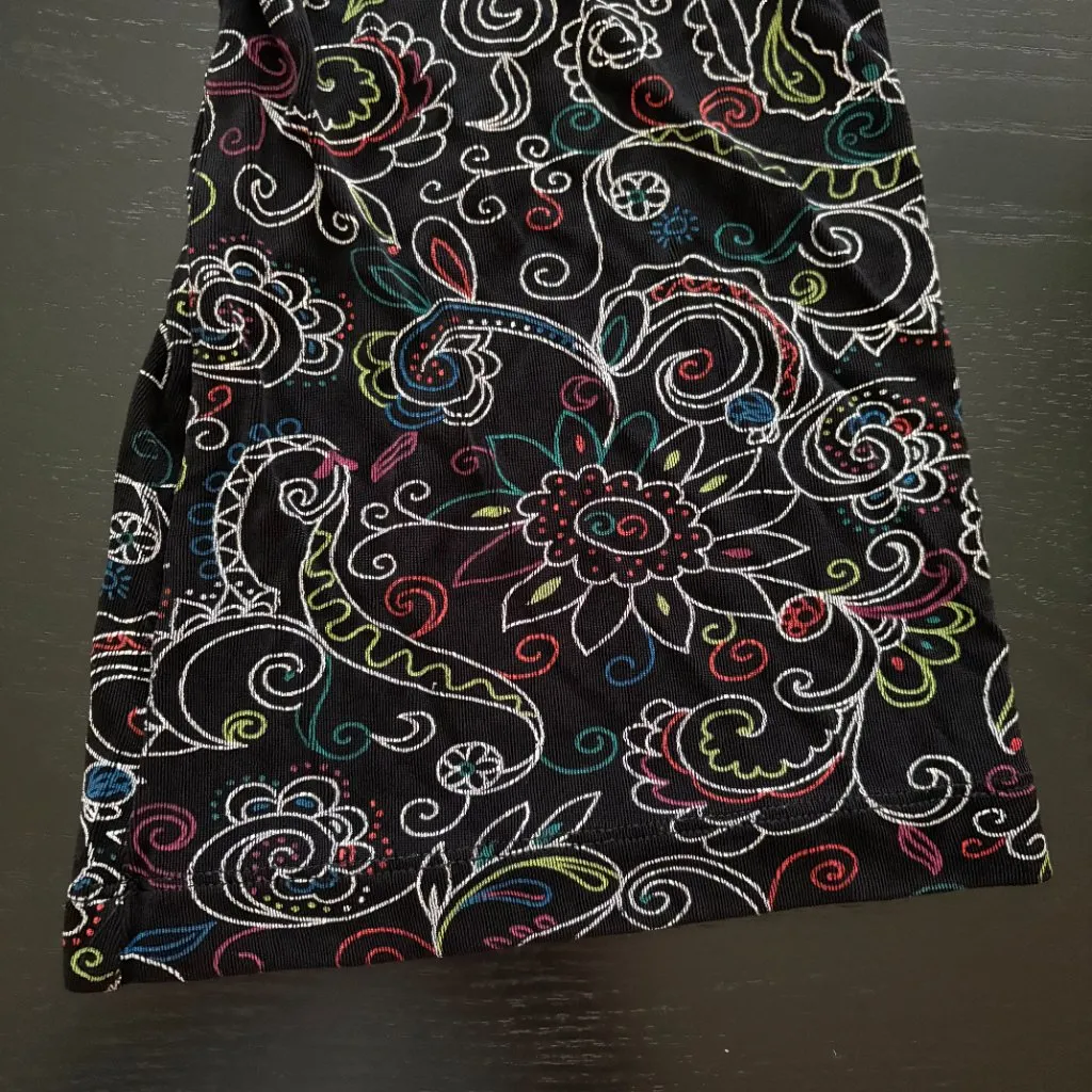 Coldwater Creek Black Embroidered Jacket Small 3/4 Bell Sleeve EUC - Image 7