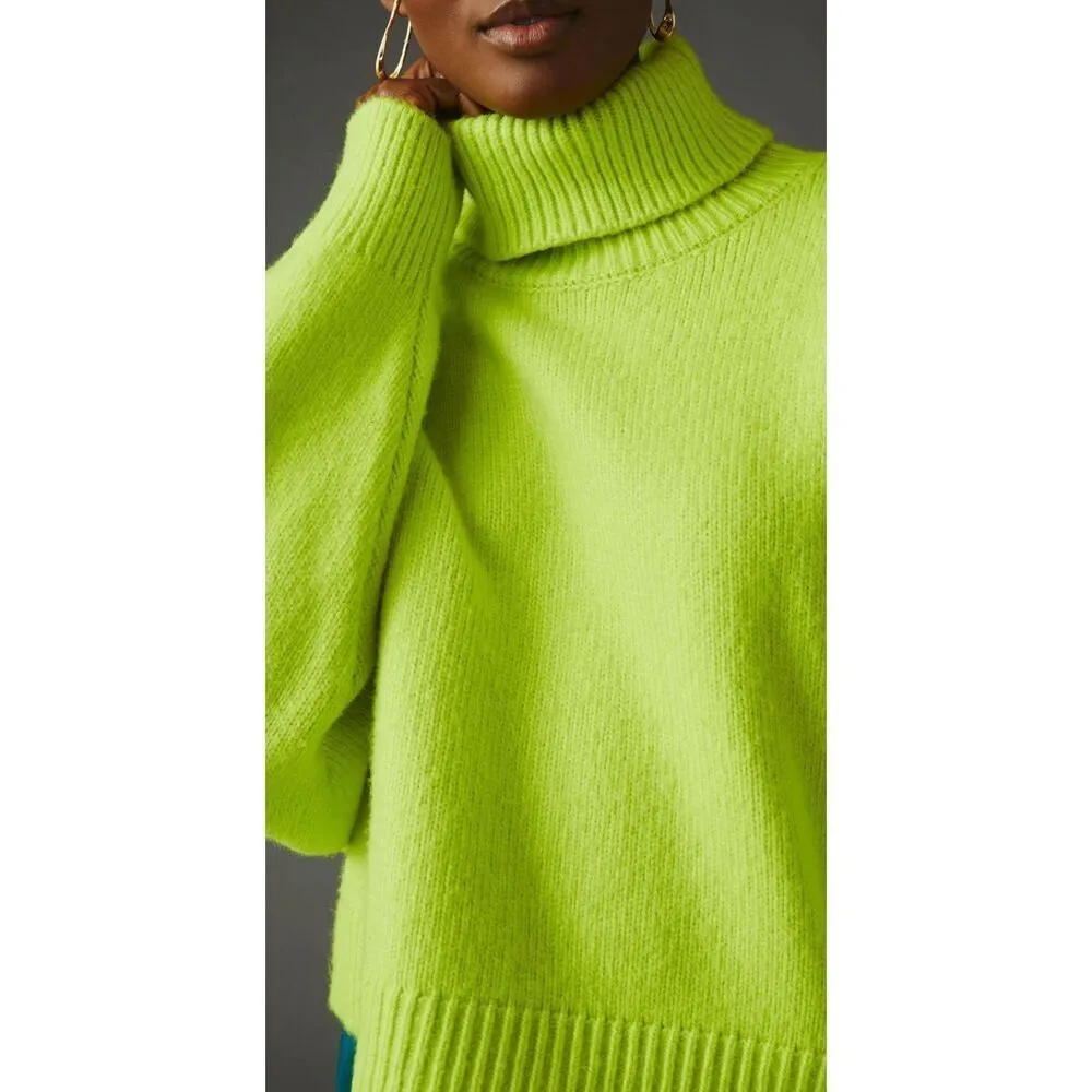 525 America EDIE CHUNKY TURTLENECK PULLOVER Relaxed Sweater Size Small NWOT - Image 3