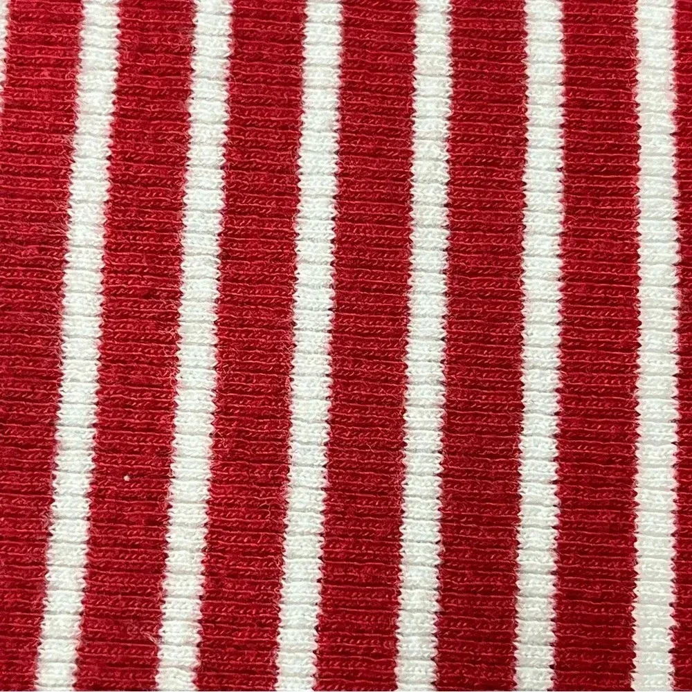 ZARA Trafaluc Red Striped Seamless Crop Top Women’s S Nautical Preppy Sailorcore - Image 9