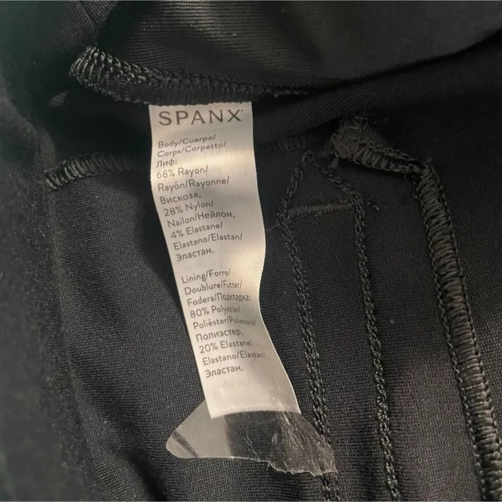 SPANX Size Medium Black Pants Career Office Slimming Flattering Smoothing - Image 8