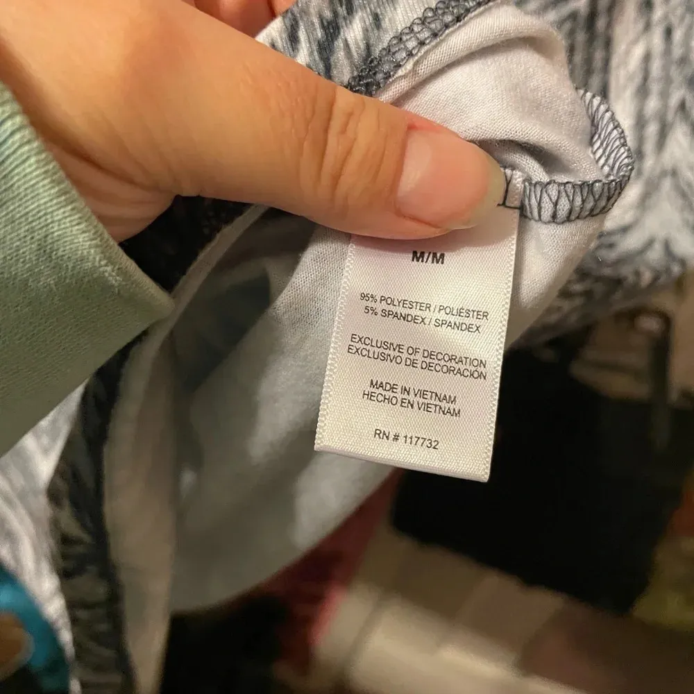 ZEROXPOSUR GRAY CHEVRON ATHLEISURE DRESS - Image 4