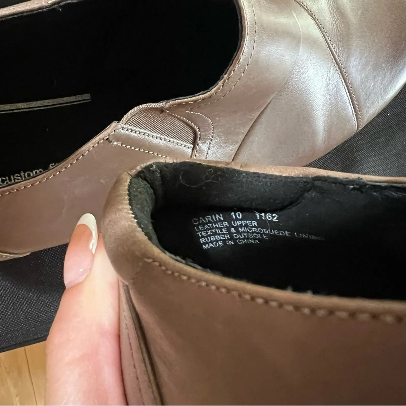 Abeo brown Carin leather orthopedic slip on clogs 10 - Image 6