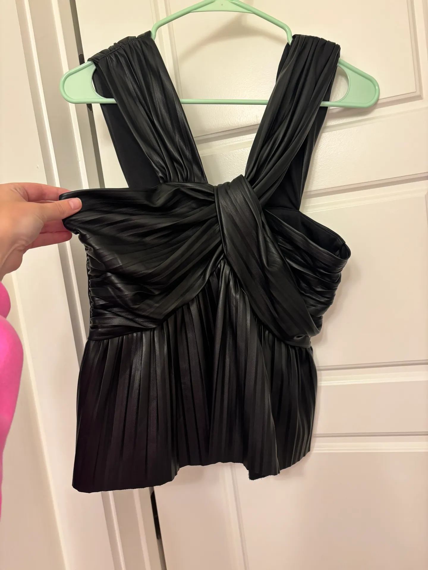 Black Leather Top  - Image 4