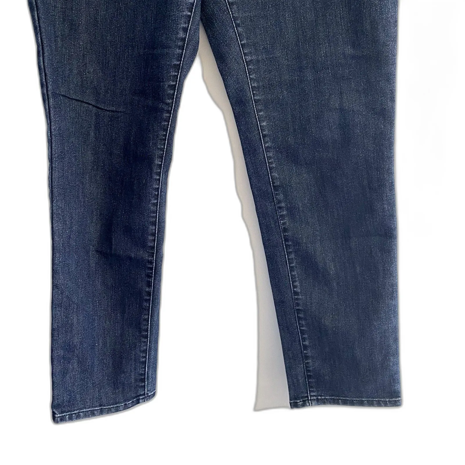 Coldwater Creek Slim Straight Leg Jeans Dark Wash Denim Women's Size 12 - Image 3