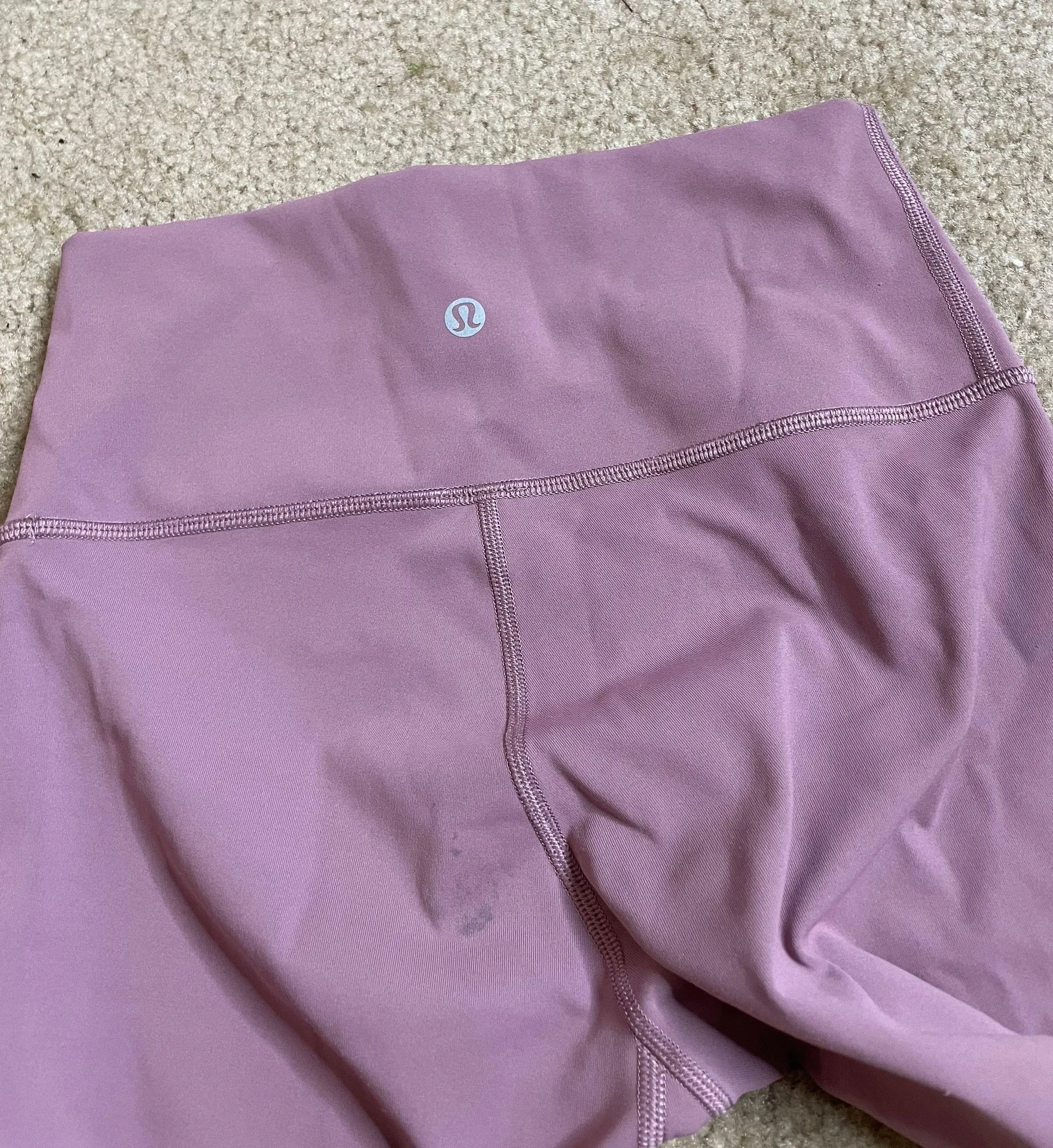 Wunder Under Cropped 21” Purple Leggings - Image 2