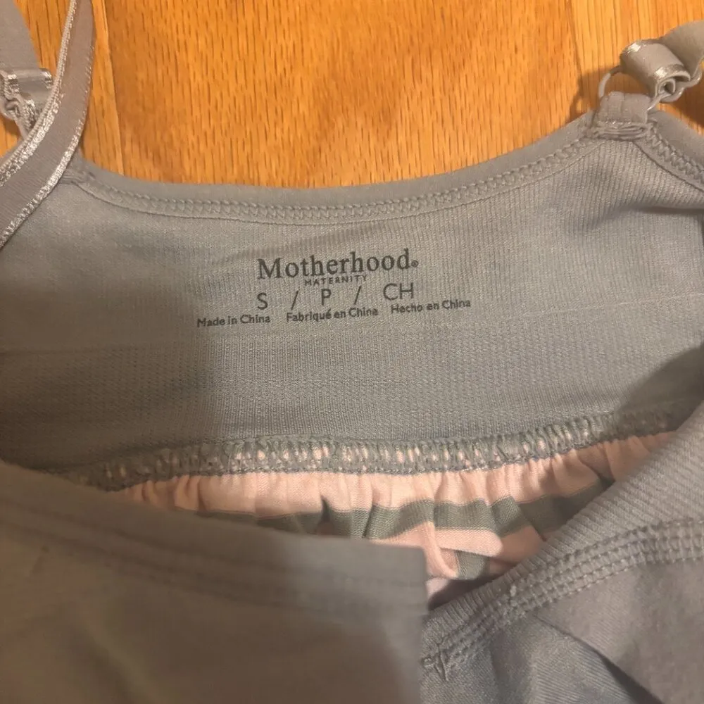 Motherhood Women's Maternity Dress Sleeveless Gray Pink Size Small - Image 7