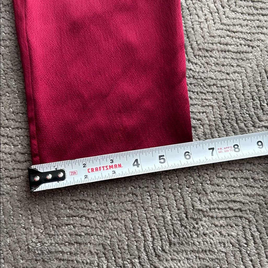 EILEEN FISHER Silk Satin Dark Tulip Hammered Ballet Neck Top Blouse XS  $218 - Image 13