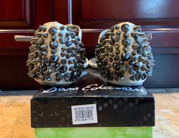 Studded Embellished Ornate Crystal sandals - Image 10