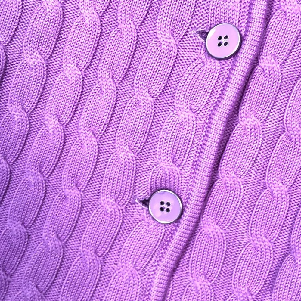 Talbots Cable Knit Cardigan Jacket - Image 4