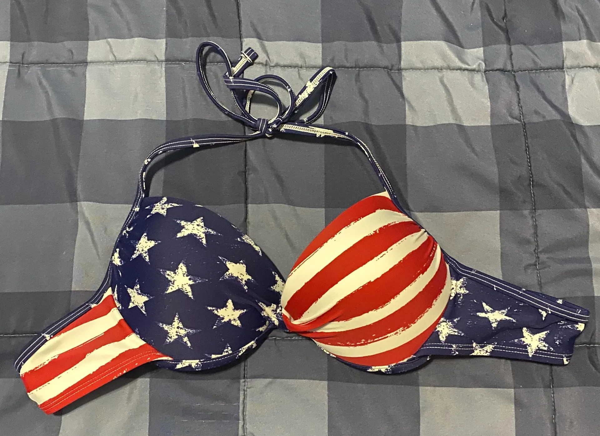 Target American Flag Bikini Top - Image 3