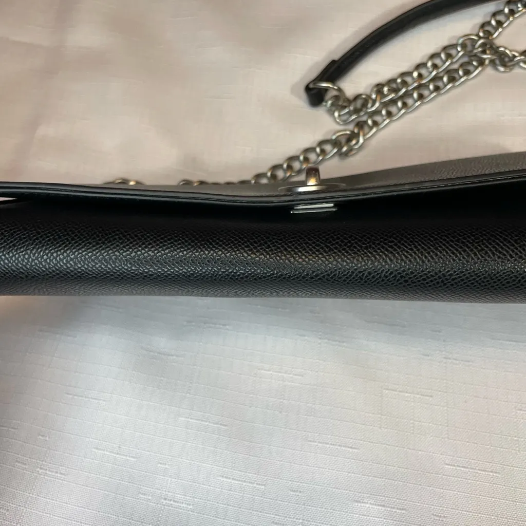 French Connection Black Leonie Cavier Texture Shoulder Bag Purse - Image 13